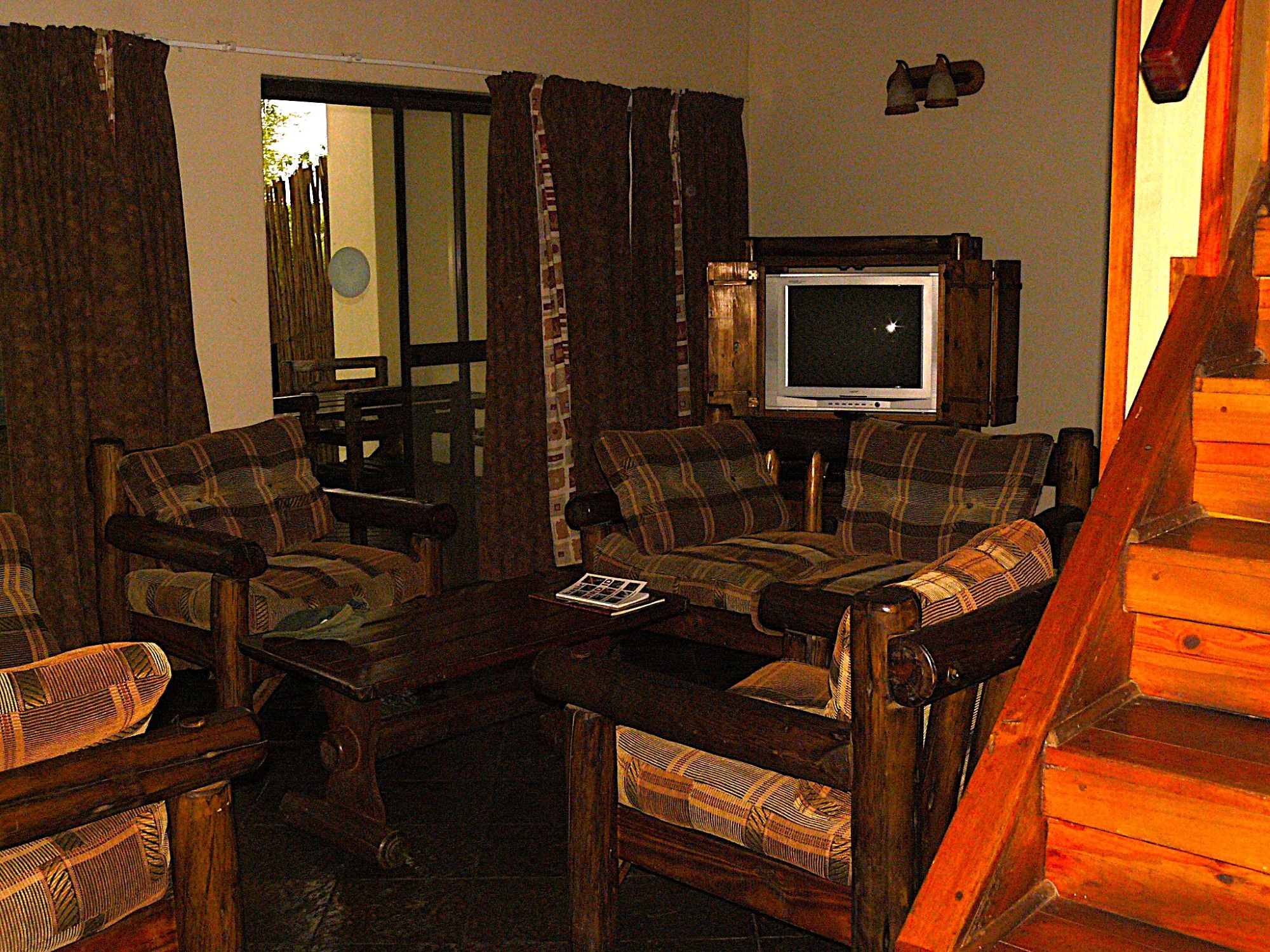 The family bungalow lounge in Punda Maria camp