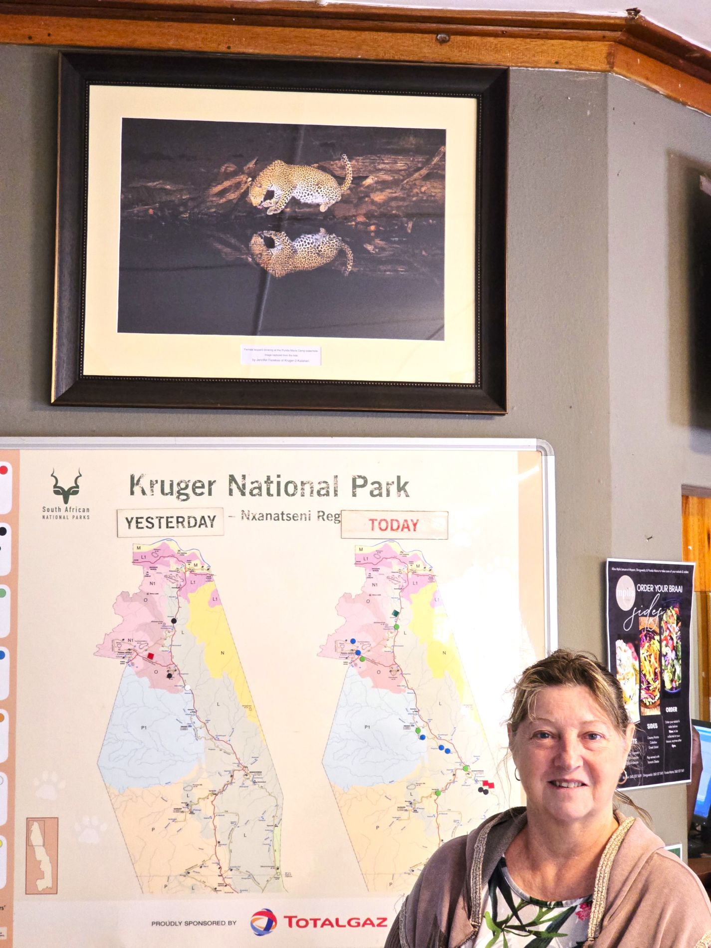 leopard Picture at Punda reception