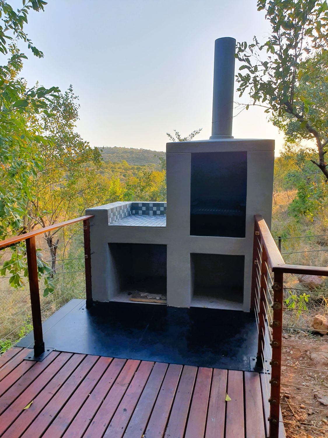 New tent Braai area at Punda Maria camp