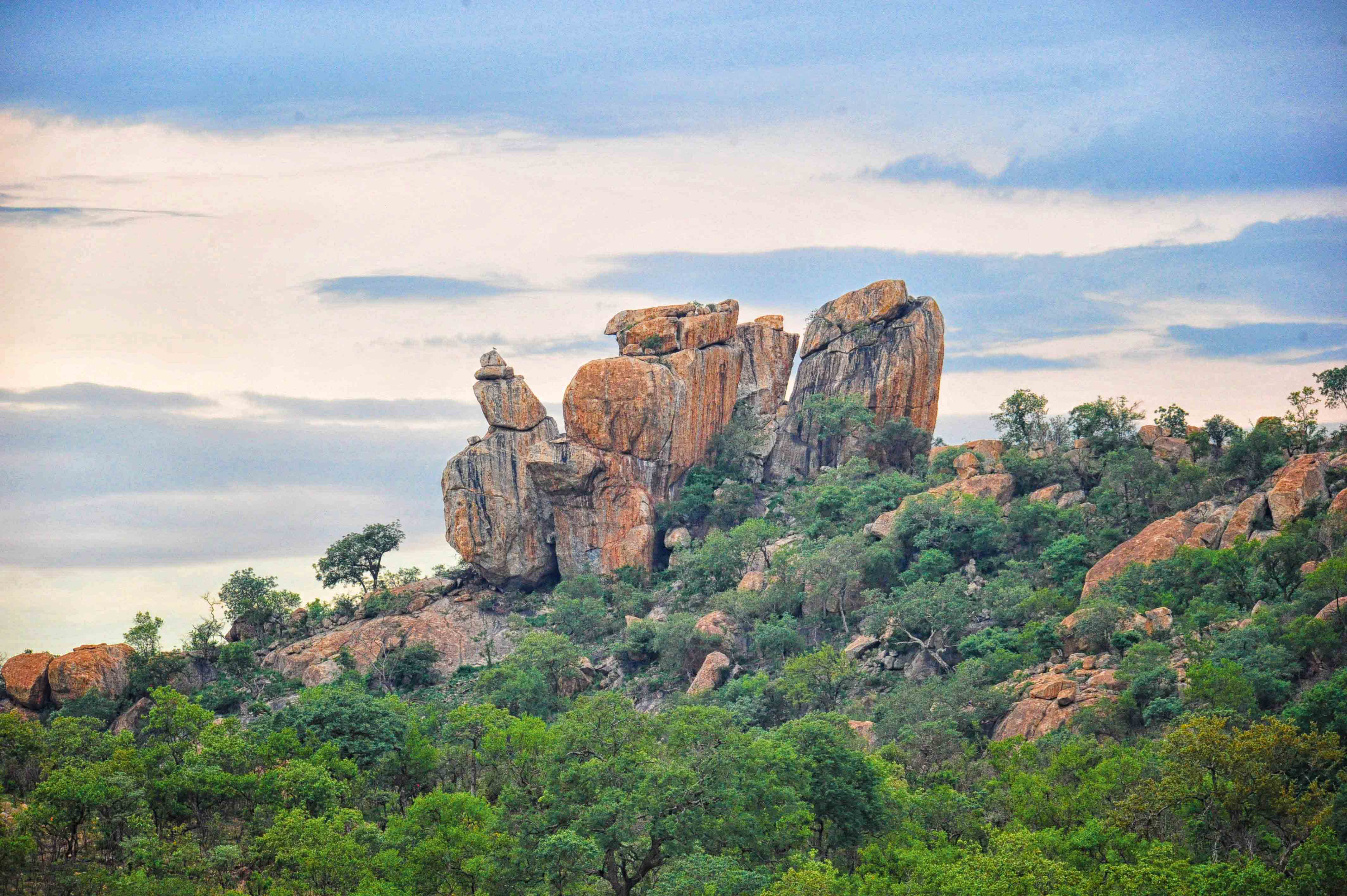 Rock formation taken at Bongani Mountain lodge in the Greater Kruger National Park