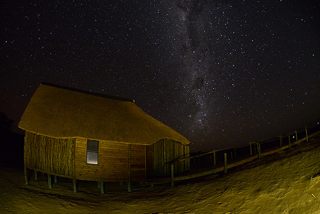 Starry night over Rooiputs chalet