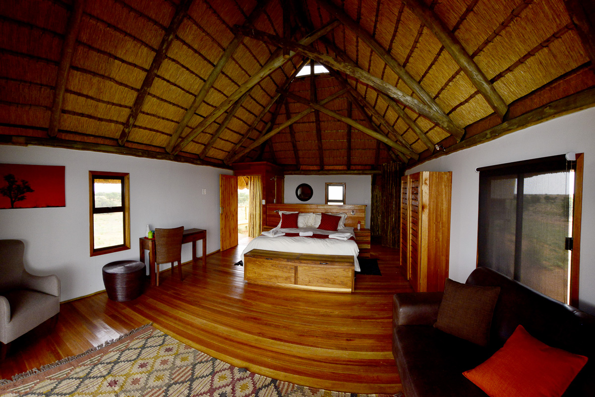 Rooiputs inside honeymoon chalet