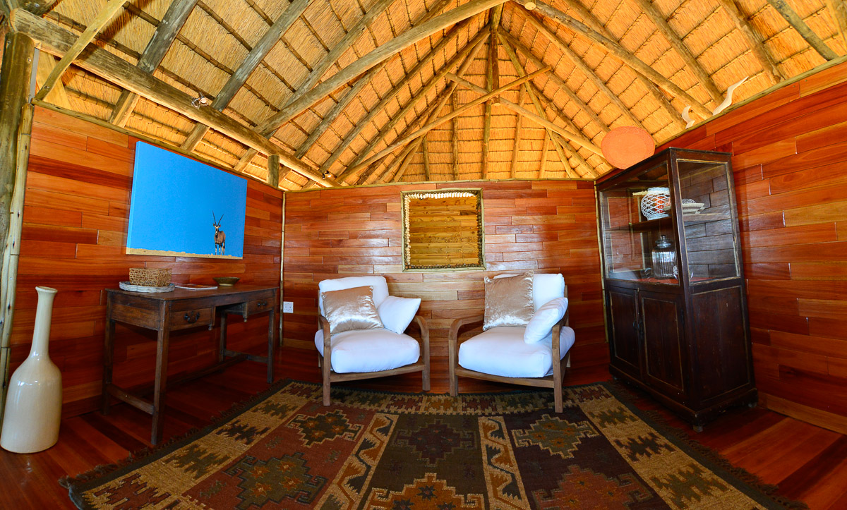 Rooiputs Lodge reading nook