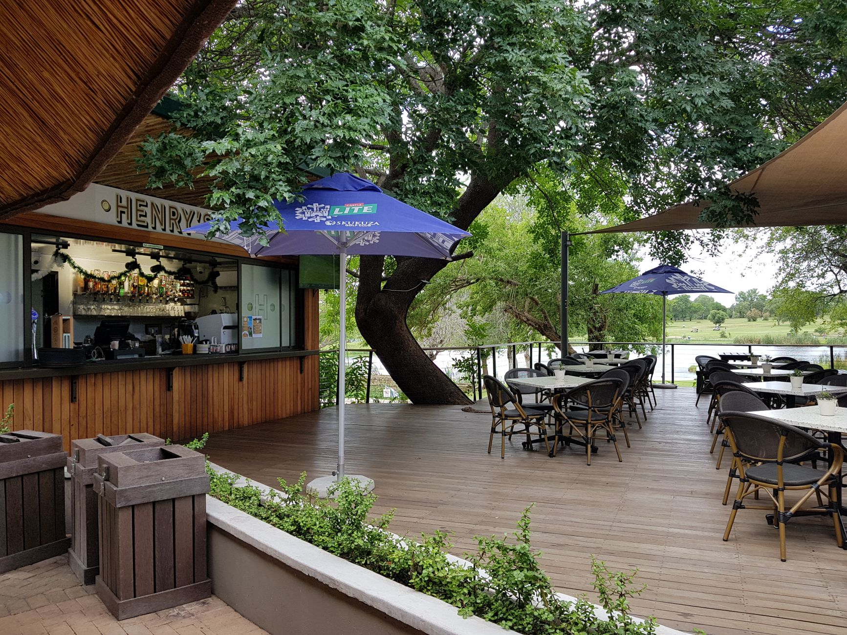 Restaurant at the golf course at Skukuza