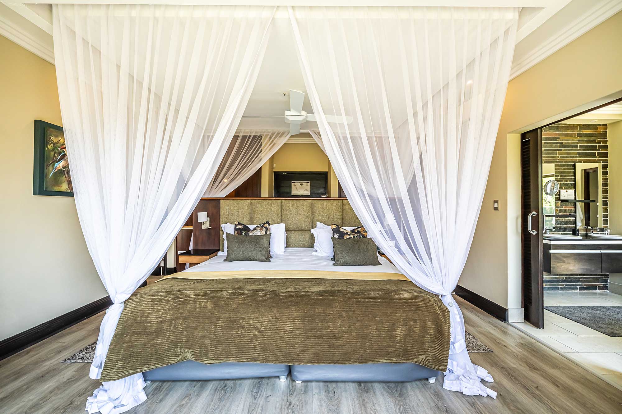 Private Villa bedroom at Shepherds Tree