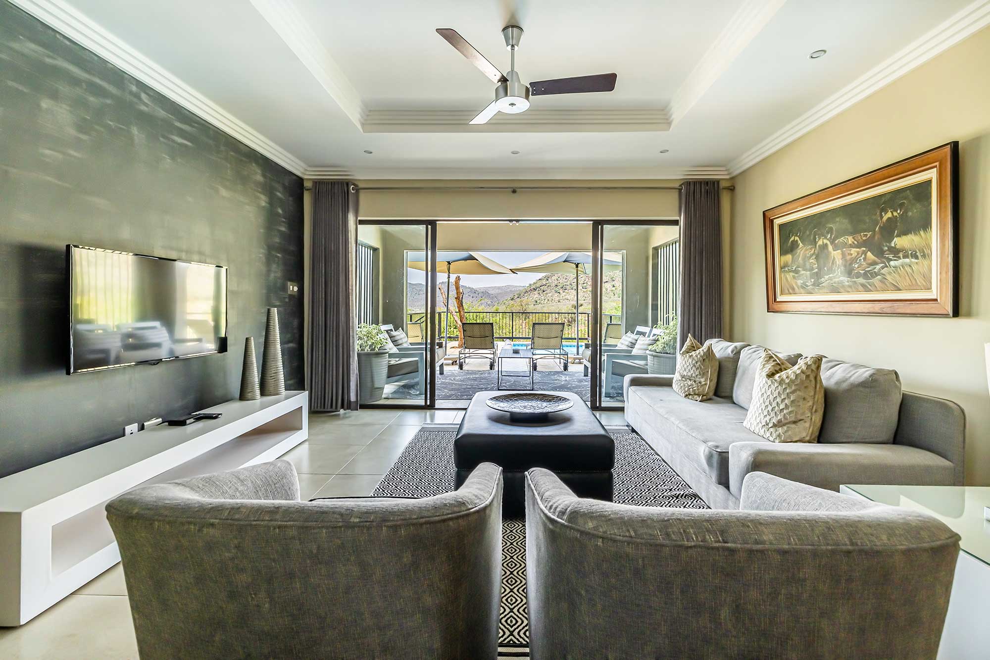 Shepherd Trees private villas lounge area