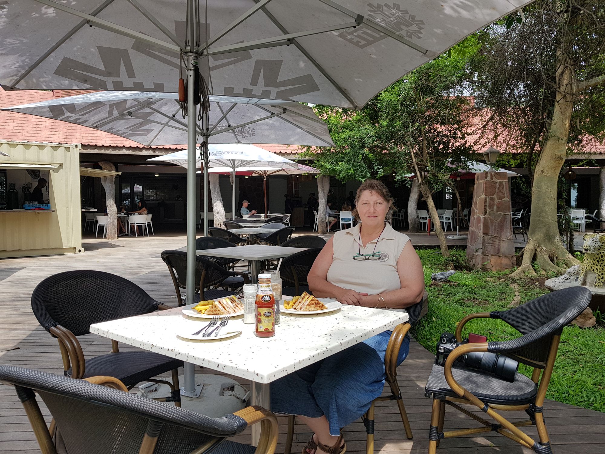 Lunch at Satara camp in Kruger