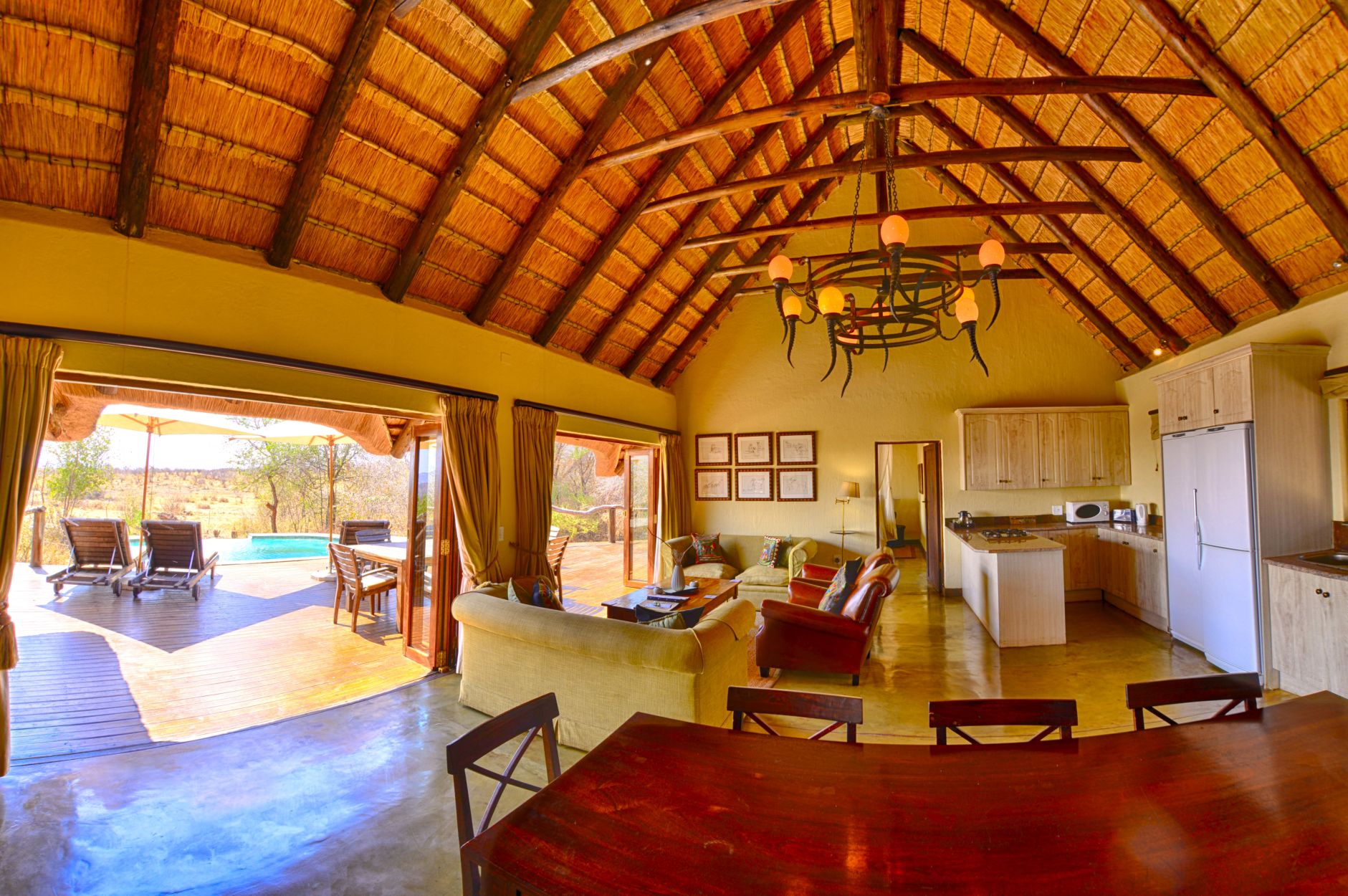 The self catering villa at Motswiri Private Safari Lodge in Madikwe