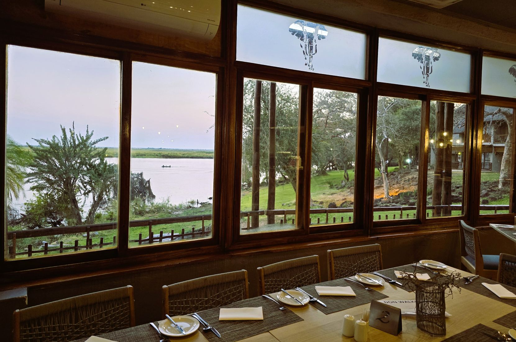 The Serondella restaurant at Cresta Mowana in Kasane Botswana