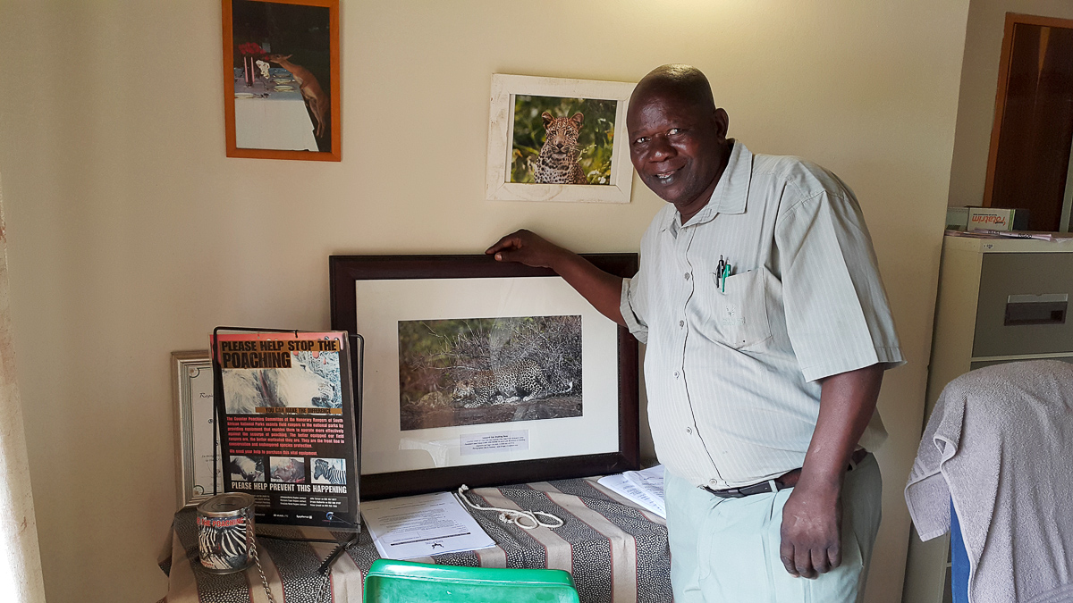 Shimuwini reception with our picture of the Leopard cubs
