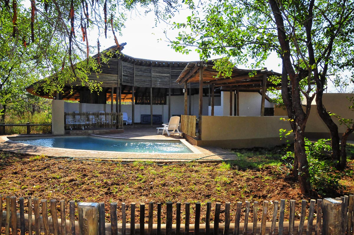 Shimuwini swimming pool and boma area