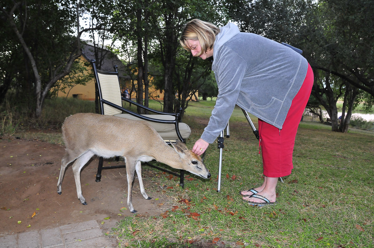 Shine having a scratch in Shimuwini camp