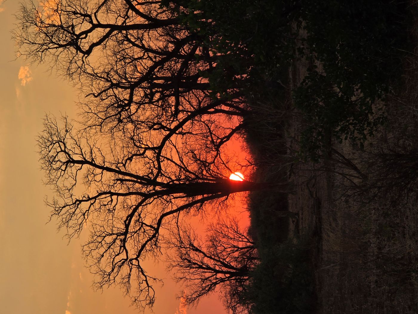 Shingwedzi sunset image taken from the bridge in the Kruger Park