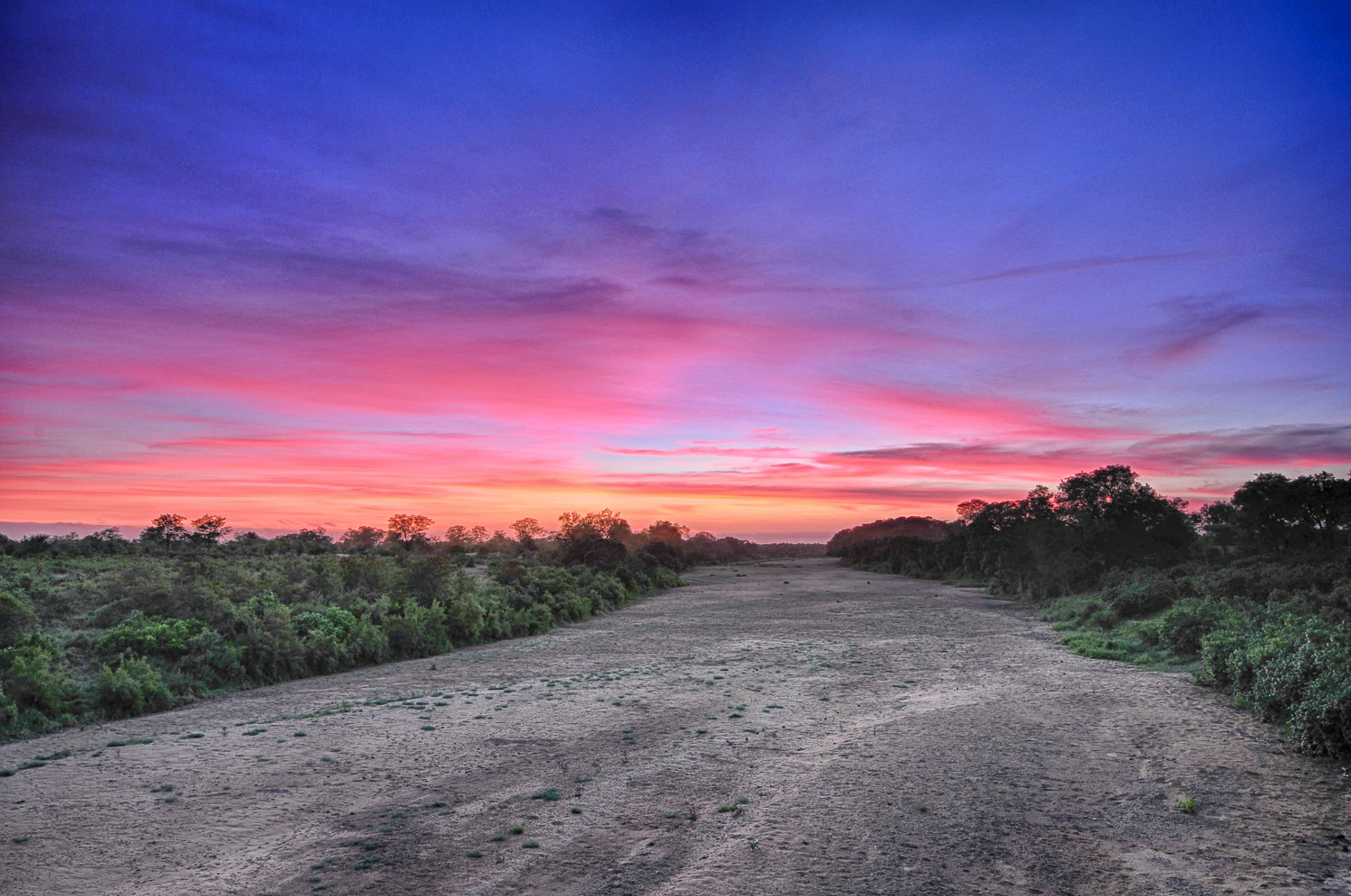 Sunrise from Shingwedzi High Level Bridge