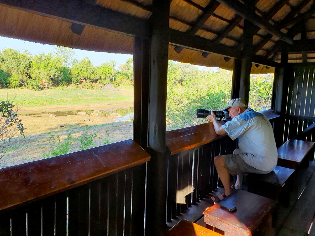 Inside view of Sirheni camps 2nd hide