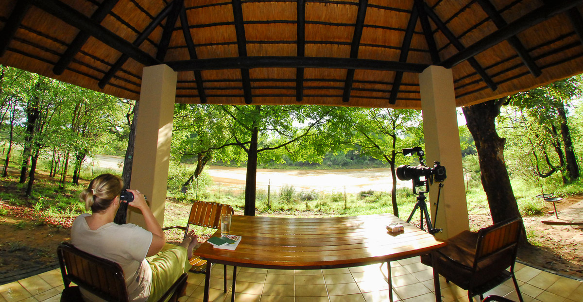 Sirheni river view from our bungalow