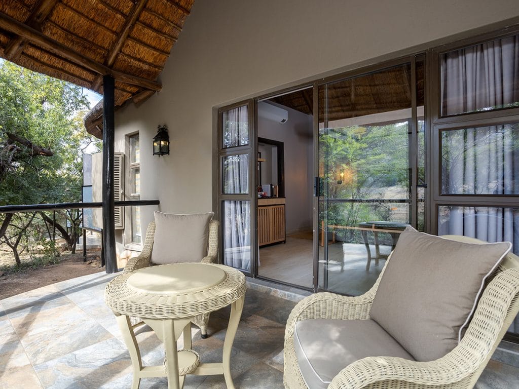 Standard suite veranda at Ivory Tree