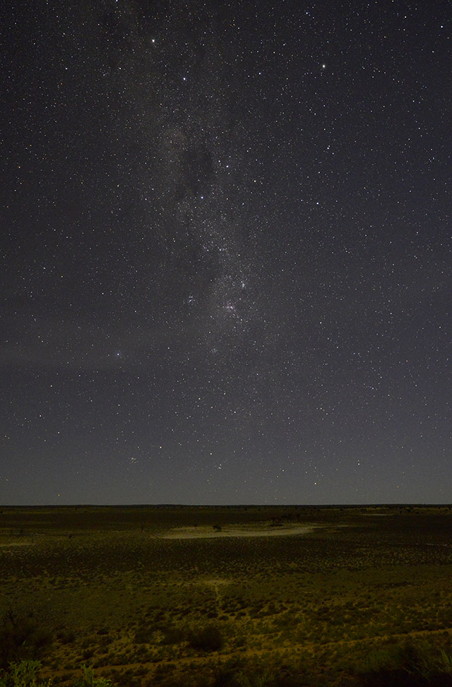 Stars over Polentswa Pan Stars over Polentswa Pan