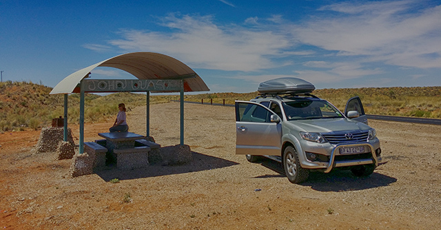 A pit stop along the way