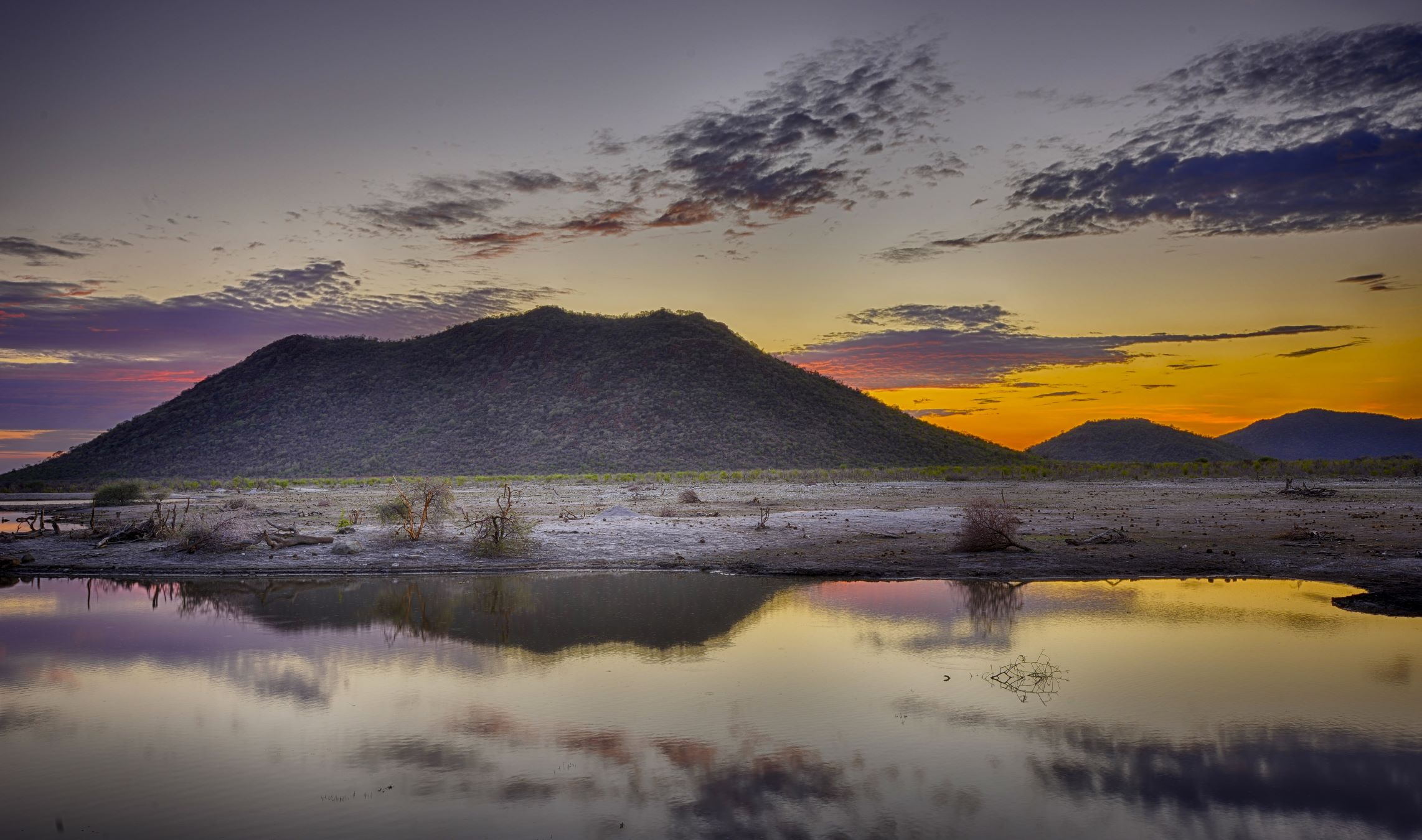 Sunrise from Tau lodge Sunrise from Tau lodge
