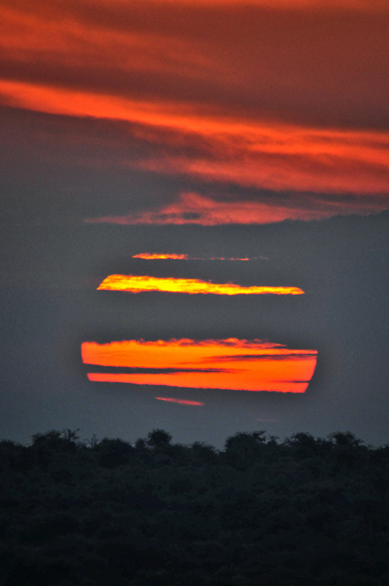 Sunset taken from Olifants Camp in the Kruger National Park