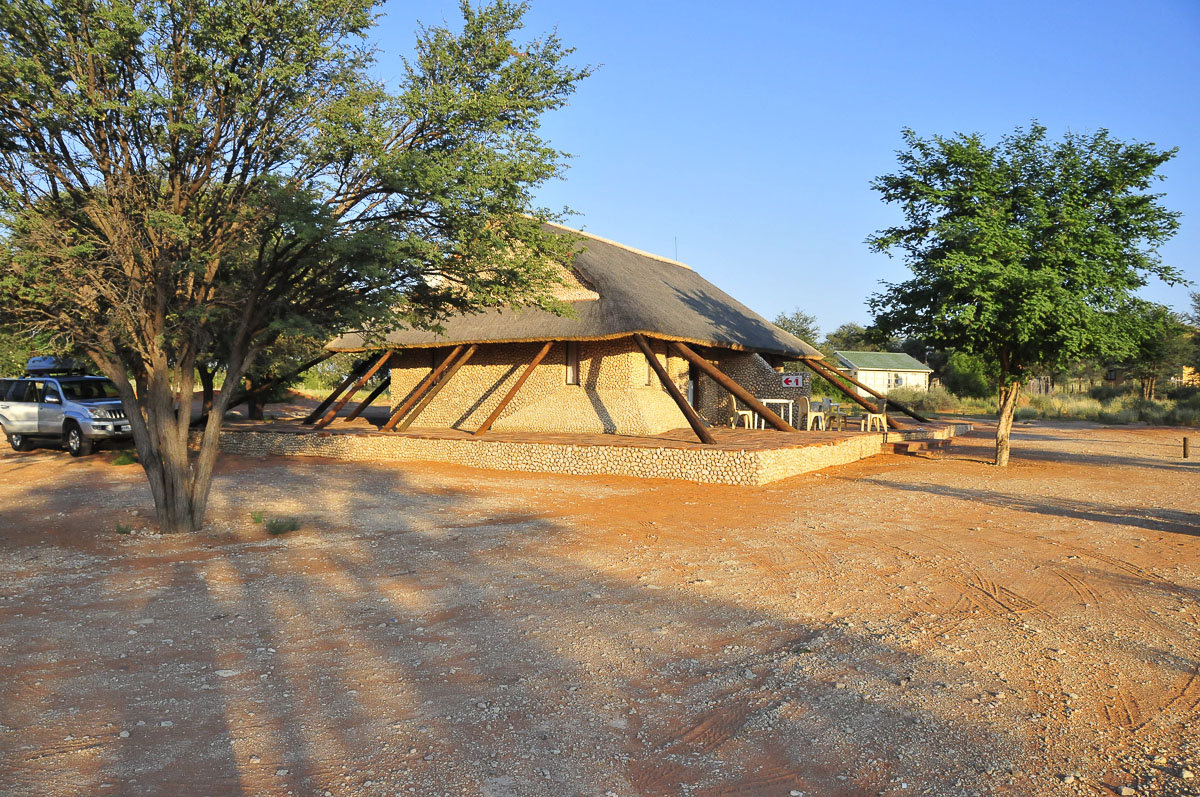 Our chalet at Twee Rivieren camp