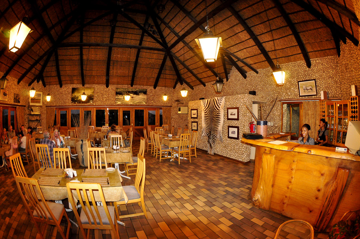 Restaurant at Twee Rivieren camp in the Kgalagadi