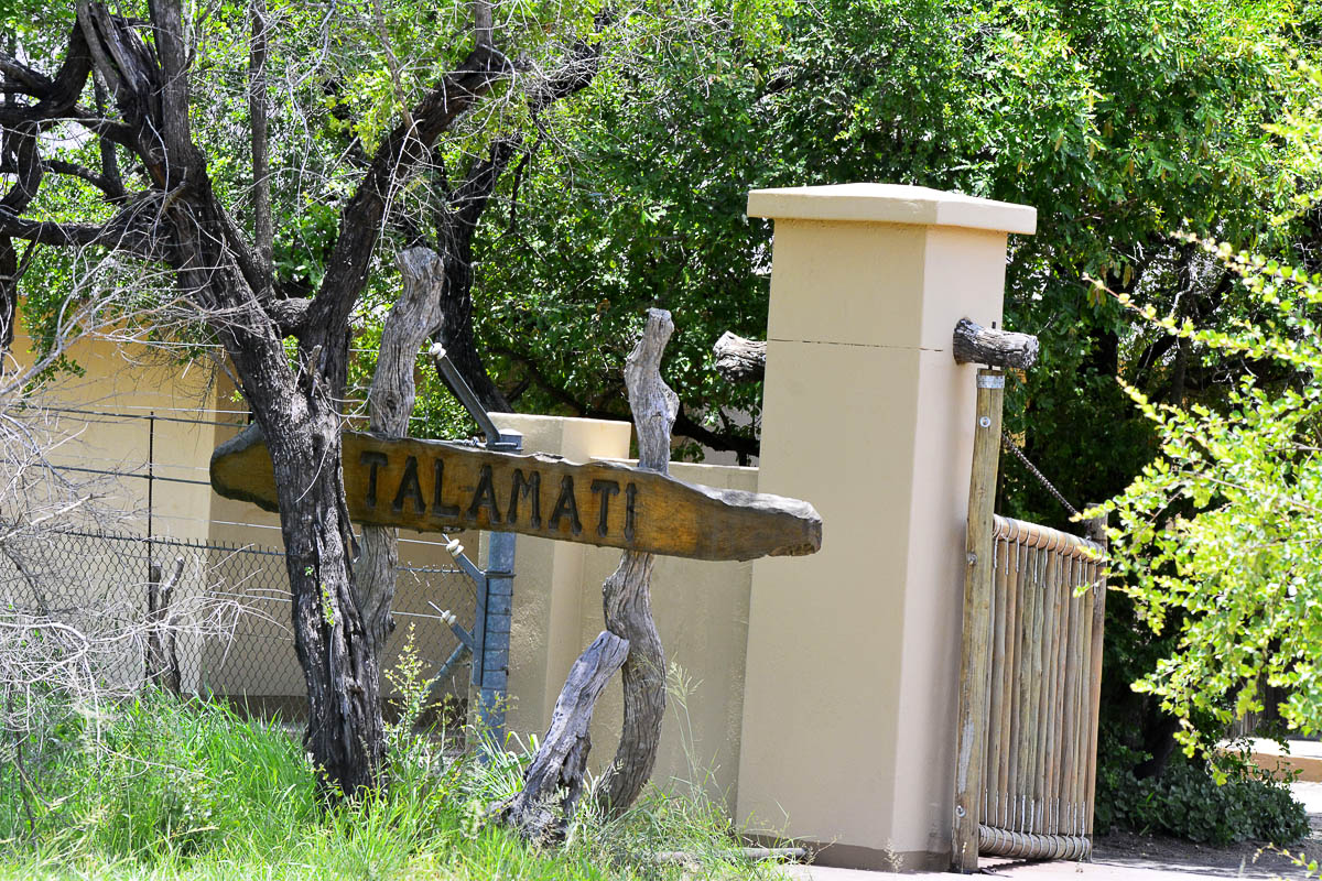 Entrance to Talamati Bushveld camp