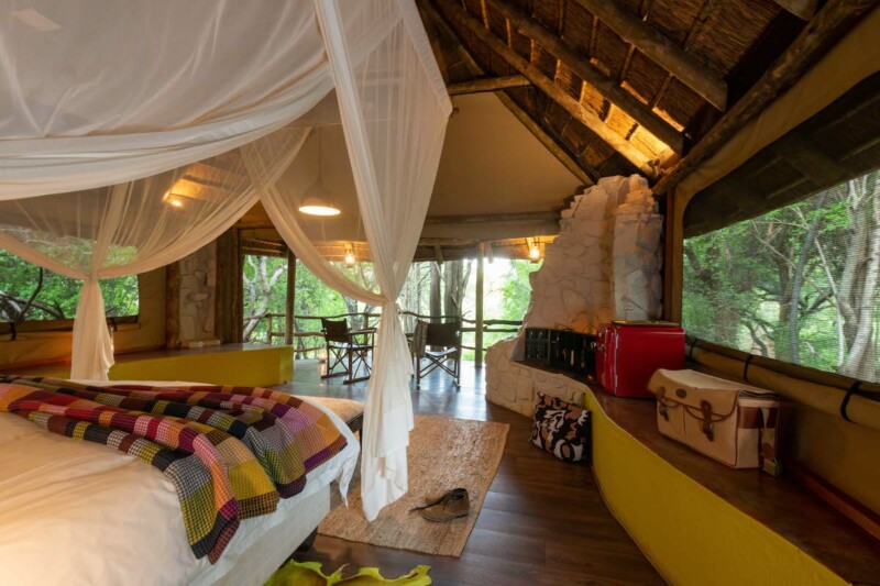 the Tented suite at Jacis safari lodge