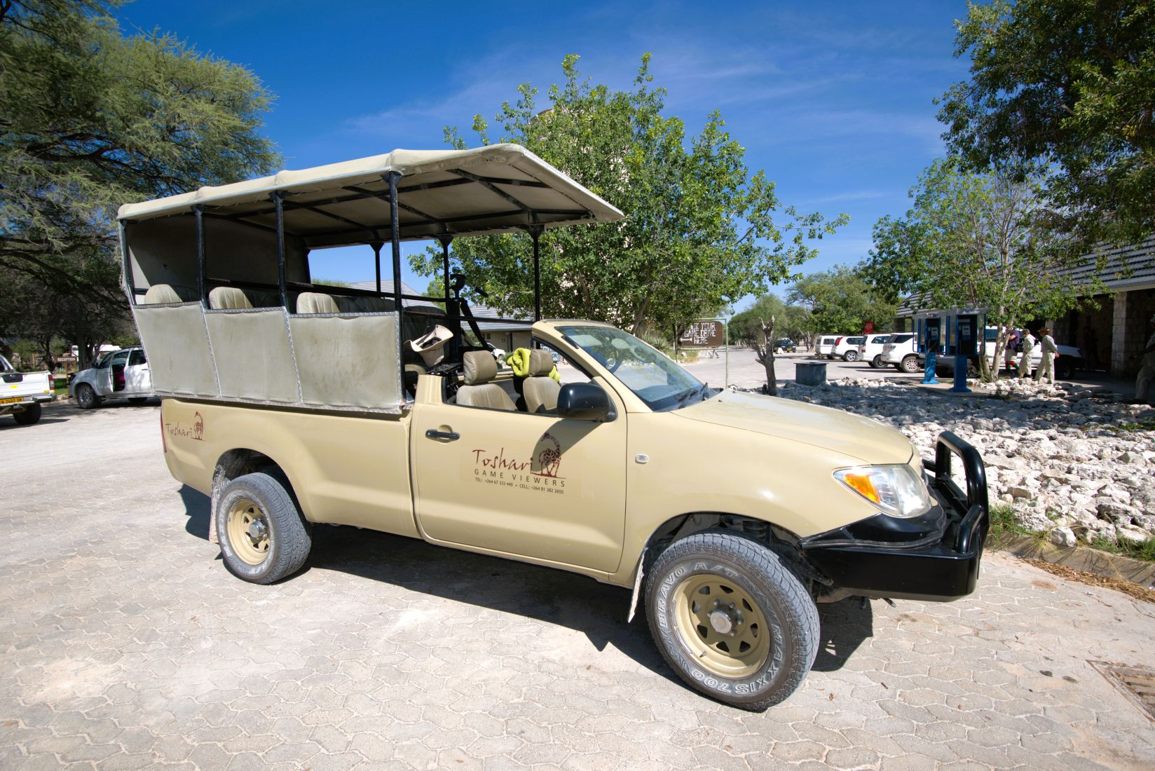 Toshari Lodges game drive vehicle