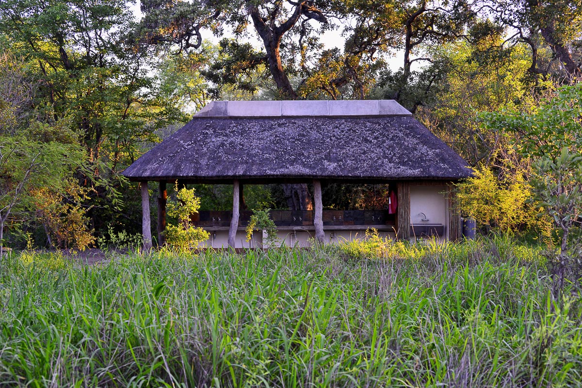 Tsendze camp kitchen area in the Kruger National Park