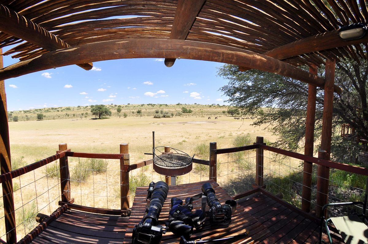 Downstairs veranda of Cabin 1 at Urikaruus