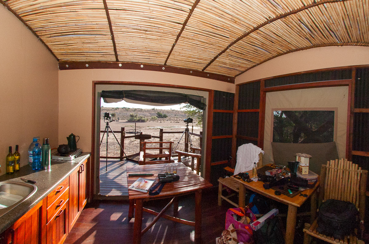 kitchen at our Urikaruus cabin