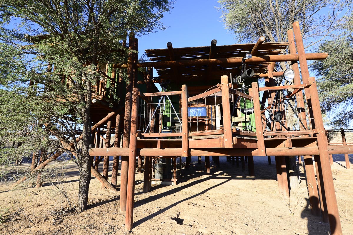Photographic gear set up at our Urikaruus cabin
