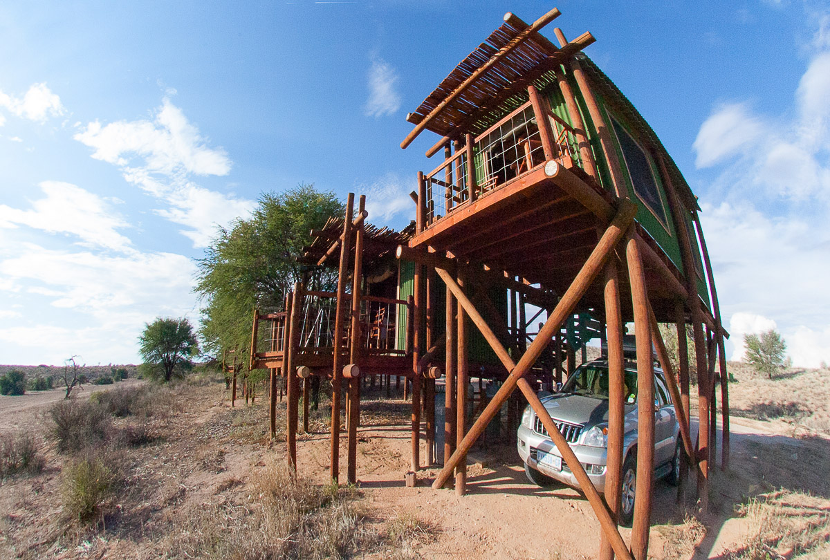 Side view of Urikaruus Wilderness camp