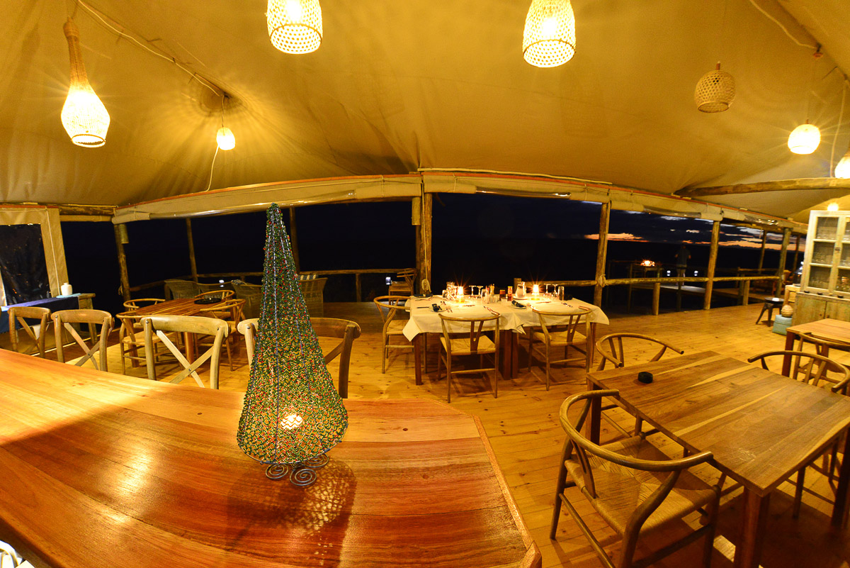 Dining room view from behind bar