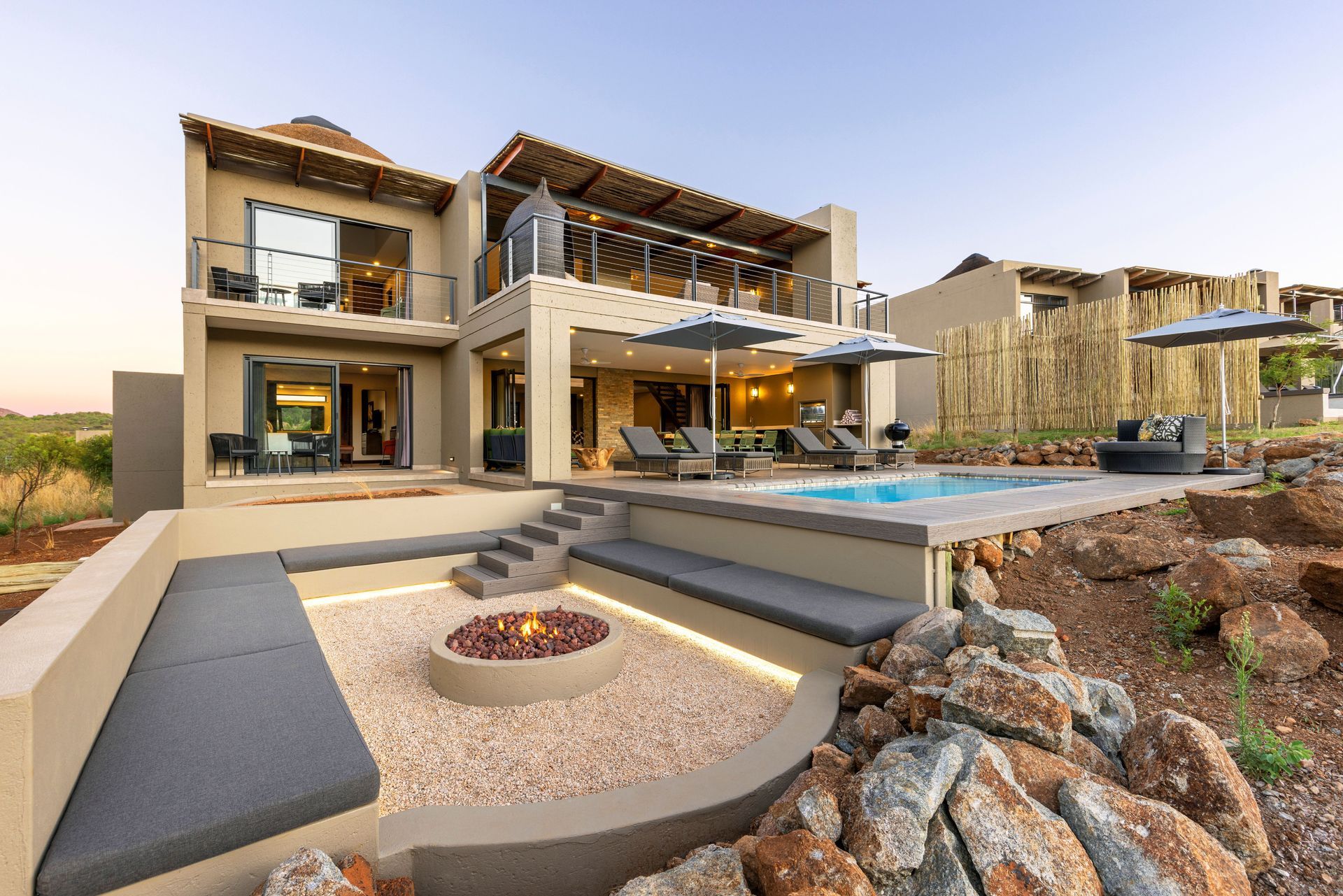 The Villas at Bakubung Bush Lodge in the Pilanesberg