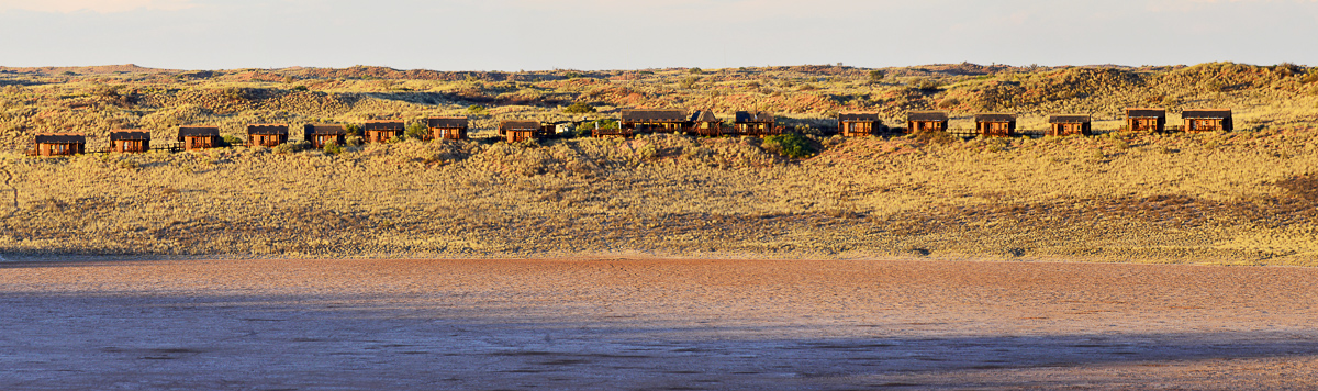 Panoramic view of !Xaus Lodge