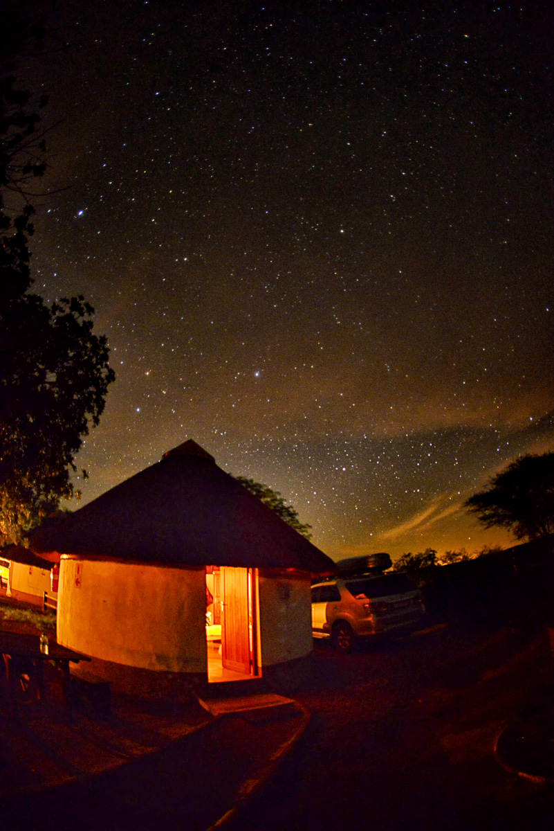 Balule at night with just the stars and the sound of the Olifants River in the Kruger National Park