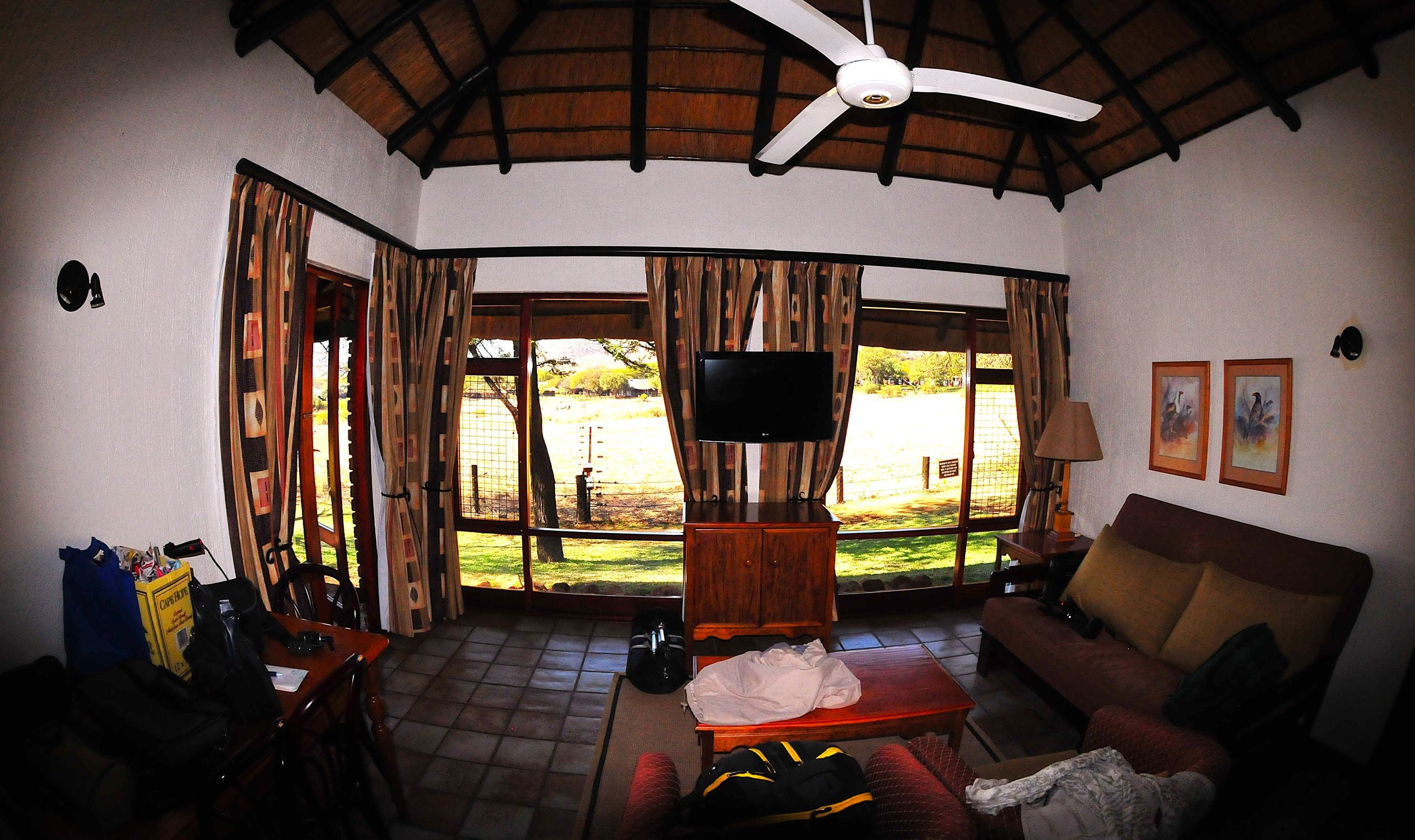 inside Chalet bedroom at Bakubung Bush Lodge