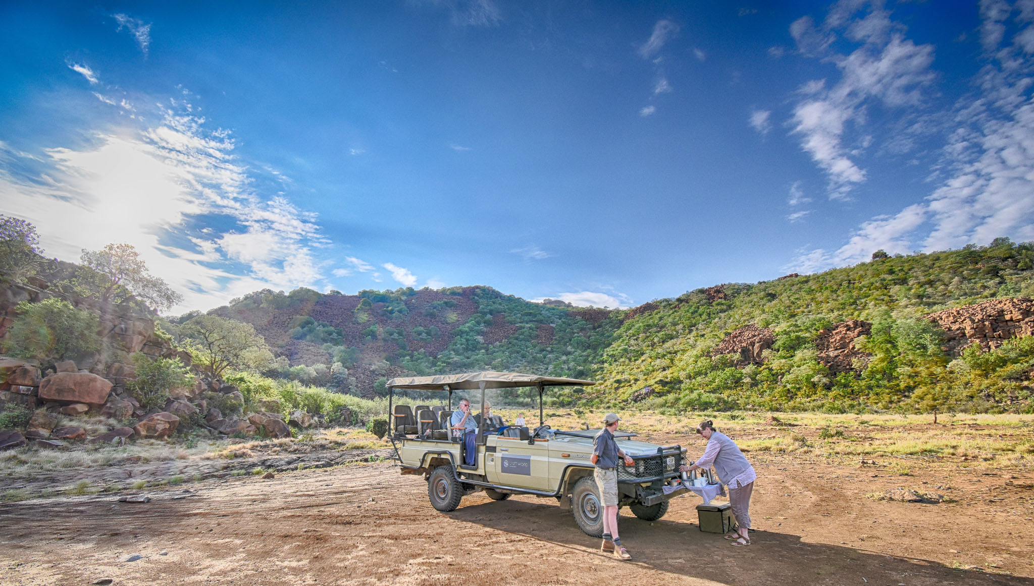Last Word Madikwe game drive coffee stop