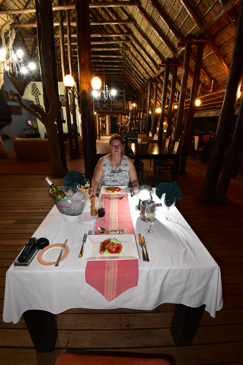 Madikwe River Lodge crab stick starter