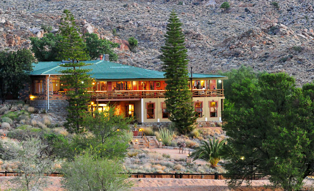 Desert Horse Inn at dusk Desert Horse Inn at dusk