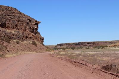 The cliffs of Swartmodder.