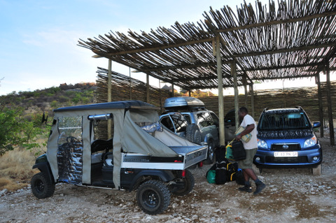 Golf cart at Dolomite camp Golf cart at Dolomite camp