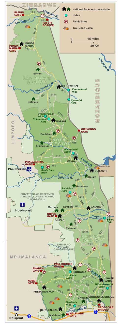 Kruger Camp Maps