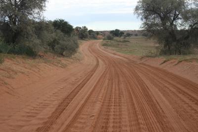 road condition at time of visit.