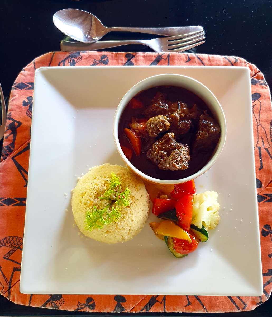 Madikwe River Lodge oxtail lunch