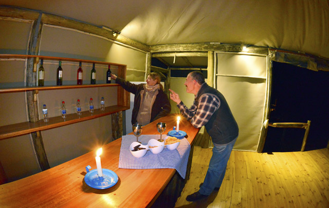 Drinks in Polentswa Bar