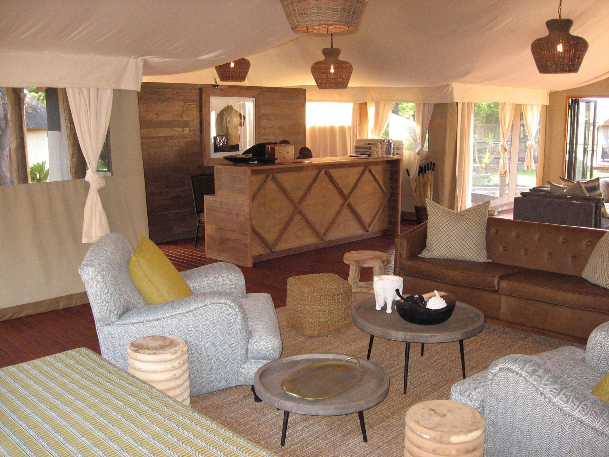 Tau reception area and lounge Tau reception area and lounge